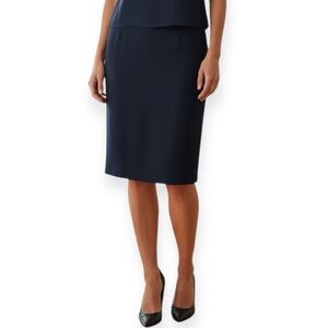 Elegant Navy Blue Women's Skirt